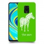 זברה כיסוי מגן קשיח בעיצוב אישי עם השם שלך ל Xiaomi Redmi Note 9S יחידה אחת סקרין מובייל