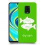 דגים כיסוי מגן קשיח בעיצוב אישי עם השם שלך ל Xiaomi Redmi Note 9S יחידה אחת סקרין מובייל
