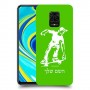 ילד סקייטבורד כיסוי מגן קשיח בעיצוב אישי עם השם שלך ל Xiaomi Redmi Note 9S יחידה אחת סקרין מובייל