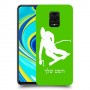 סקִי כיסוי מגן קשיח בעיצוב אישי עם השם שלך ל Xiaomi Redmi Note 9S יחידה אחת סקרין מובייל