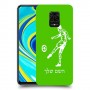 שחקן כדורגל כיסוי מגן קשיח בעיצוב אישי עם השם שלך ל Xiaomi Redmi Note 9S יחידה אחת סקרין מובייל