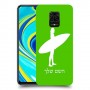 גלישה כיסוי מגן קשיח בעיצוב אישי עם השם שלך ל Xiaomi Redmi Note 9S יחידה אחת סקרין מובייל
