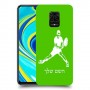 שחקן טניס כיסוי מגן קשיח בעיצוב אישי עם השם שלך ל Xiaomi Redmi Note 9S יחידה אחת סקרין מובייל