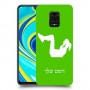 אימון ספורט - אישה כיסוי מגן קשיח בעיצוב אישי עם השם שלך ל Xiaomi Redmi Note 9S יחידה אחת סקרין מובייל