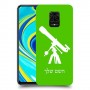 טלסקופ כיסוי מגן קשיח בעיצוב אישי עם השם שלך ל Xiaomi Redmi Note 9S יחידה אחת סקרין מובייל