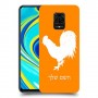 תרנגול כיסוי מגן קשיח בעיצוב אישי עם השם שלך ל Xiaomi Redmi Note 9S יחידה אחת סקרין מובייל