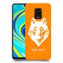 זאב כיסוי מגן קשיח בעיצוב אישי עם השם שלך ל Xiaomi Redmi Note 9S יחידה אחת סקרין מובייל