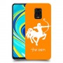 קשת כיסוי מגן קשיח בעיצוב אישי עם השם שלך ל Xiaomi Redmi Note 9S יחידה אחת סקרין מובייל