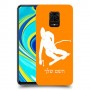 סקִי כיסוי מגן קשיח בעיצוב אישי עם השם שלך ל Xiaomi Redmi Note 9S יחידה אחת סקרין מובייל