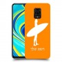 גלישה כיסוי מגן קשיח בעיצוב אישי עם השם שלך ל Xiaomi Redmi Note 9S יחידה אחת סקרין מובייל