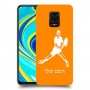 שחקן טניס כיסוי מגן קשיח בעיצוב אישי עם השם שלך ל Xiaomi Redmi Note 9S יחידה אחת סקרין מובייל