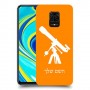 טלסקופ כיסוי מגן קשיח בעיצוב אישי עם השם שלך ל Xiaomi Redmi Note 9S יחידה אחת סקרין מובייל