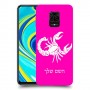 עקרב כיסוי מגן קשיח בעיצוב אישי עם השם שלך ל Xiaomi Redmi Note 9S יחידה אחת סקרין מובייל