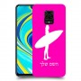 גלישה כיסוי מגן קשיח בעיצוב אישי עם השם שלך ל Xiaomi Redmi Note 9S יחידה אחת סקרין מובייל