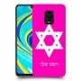 מגן דוד - ישראל כיסוי מגן קשיח בעיצוב אישי עם השם שלך ל Xiaomi Redmi Note 9S יחידה אחת סקרין מובייל