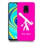 טלסקופ כיסוי מגן קשיח בעיצוב אישי עם השם שלך ל Xiaomi Redmi Note 9S יחידה אחת סקרין מובייל