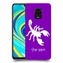 עקרב כיסוי מגן קשיח בעיצוב אישי עם השם שלך ל Xiaomi Redmi Note 9S יחידה אחת סקרין מובייל