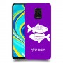 דגים כיסוי מגן קשיח בעיצוב אישי עם השם שלך ל Xiaomi Redmi Note 9S יחידה אחת סקרין מובייל