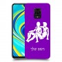 תאומים כיסוי מגן קשיח בעיצוב אישי עם השם שלך ל Xiaomi Redmi Note 9S יחידה אחת סקרין מובייל