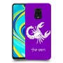 עקרב כיסוי מגן קשיח בעיצוב אישי עם השם שלך ל Xiaomi Redmi Note 9S יחידה אחת סקרין מובייל