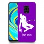 סקִי כיסוי מגן קשיח בעיצוב אישי עם השם שלך ל Xiaomi Redmi Note 9S יחידה אחת סקרין מובייל