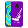 גלישת מפרש כיסוי מגן קשיח בעיצוב אישי עם השם שלך ל Xiaomi Redmi Note 9S יחידה אחת סקרין מובייל
