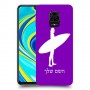גלישה כיסוי מגן קשיח בעיצוב אישי עם השם שלך ל Xiaomi Redmi Note 9S יחידה אחת סקרין מובייל