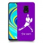 שחקן טניס כיסוי מגן קשיח בעיצוב אישי עם השם שלך ל Xiaomi Redmi Note 9S יחידה אחת סקרין מובייל