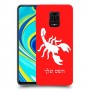 עקרב כיסוי מגן קשיח בעיצוב אישי עם השם שלך ל Xiaomi Redmi Note 9S יחידה אחת סקרין מובייל