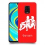 תאומים כיסוי מגן קשיח בעיצוב אישי עם השם שלך ל Xiaomi Redmi Note 9S יחידה אחת סקרין מובייל