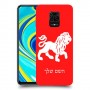 אריה כיסוי מגן קשיח בעיצוב אישי עם השם שלך ל Xiaomi Redmi Note 9S יחידה אחת סקרין מובייל