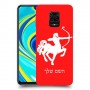 קשת כיסוי מגן קשיח בעיצוב אישי עם השם שלך ל Xiaomi Redmi Note 9S יחידה אחת סקרין מובייל