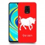 שור כיסוי מגן קשיח בעיצוב אישי עם השם שלך ל Xiaomi Redmi Note 9S יחידה אחת סקרין מובייל