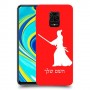 סמוראי כיסוי מגן קשיח בעיצוב אישי עם השם שלך ל Xiaomi Redmi Note 9S יחידה אחת סקרין מובייל