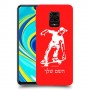 ילד סקייטבורד כיסוי מגן קשיח בעיצוב אישי עם השם שלך ל Xiaomi Redmi Note 9S יחידה אחת סקרין מובייל
