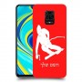 סקִי כיסוי מגן קשיח בעיצוב אישי עם השם שלך ל Xiaomi Redmi Note 9S יחידה אחת סקרין מובייל