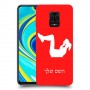 אימון ספורט - אישה כיסוי מגן קשיח בעיצוב אישי עם השם שלך ל Xiaomi Redmi Note 9S יחידה אחת סקרין מובייל