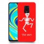 שלד כיסוי מגן קשיח בעיצוב אישי עם השם שלך ל Xiaomi Redmi Note 9S יחידה אחת סקרין מובייל
