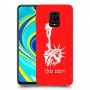 פסל החירות כיסוי מגן קשיח בעיצוב אישי עם השם שלך ל Xiaomi Redmi Note 9S יחידה אחת סקרין מובייל