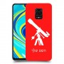 טלסקופ כיסוי מגן קשיח בעיצוב אישי עם השם שלך ל Xiaomi Redmi Note 9S יחידה אחת סקרין מובייל