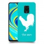 תרנגול כיסוי מגן קשיח בעיצוב אישי עם השם שלך ל Xiaomi Redmi Note 9S יחידה אחת סקרין מובייל