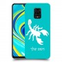 עקרב כיסוי מגן קשיח בעיצוב אישי עם השם שלך ל Xiaomi Redmi Note 9S יחידה אחת סקרין מובייל