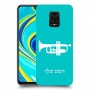 חצוצרה כיסוי מגן קשיח בעיצוב אישי עם השם שלך ל Xiaomi Redmi Note 9S יחידה אחת סקרין מובייל