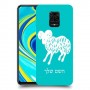 טלה כיסוי מגן קשיח בעיצוב אישי עם השם שלך ל Xiaomi Redmi Note 9S יחידה אחת סקרין מובייל