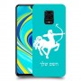 קשת כיסוי מגן קשיח בעיצוב אישי עם השם שלך ל Xiaomi Redmi Note 9S יחידה אחת סקרין מובייל
