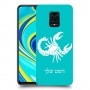עקרב כיסוי מגן קשיח בעיצוב אישי עם השם שלך ל Xiaomi Redmi Note 9S יחידה אחת סקרין מובייל
