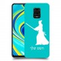 סמוראי כיסוי מגן קשיח בעיצוב אישי עם השם שלך ל Xiaomi Redmi Note 9S יחידה אחת סקרין מובייל
