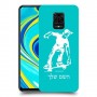 ילד סקייטבורד כיסוי מגן קשיח בעיצוב אישי עם השם שלך ל Xiaomi Redmi Note 9S יחידה אחת סקרין מובייל