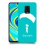 צניחה חופשית כיסוי מגן קשיח בעיצוב אישי עם השם שלך ל Xiaomi Redmi Note 9S יחידה אחת סקרין מובייל