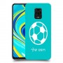 כדורגל - כדור כיסוי מגן קשיח בעיצוב אישי עם השם שלך ל Xiaomi Redmi Note 9S יחידה אחת סקרין מובייל